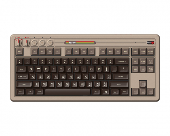 8Bitdo Retro Mechanical Keyboard Wireless - ANSI - C64 Edition