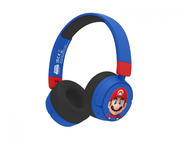 OTL Technologies Super Mario Junior Bluetooth On-Ear Wireless Headphones - Blue