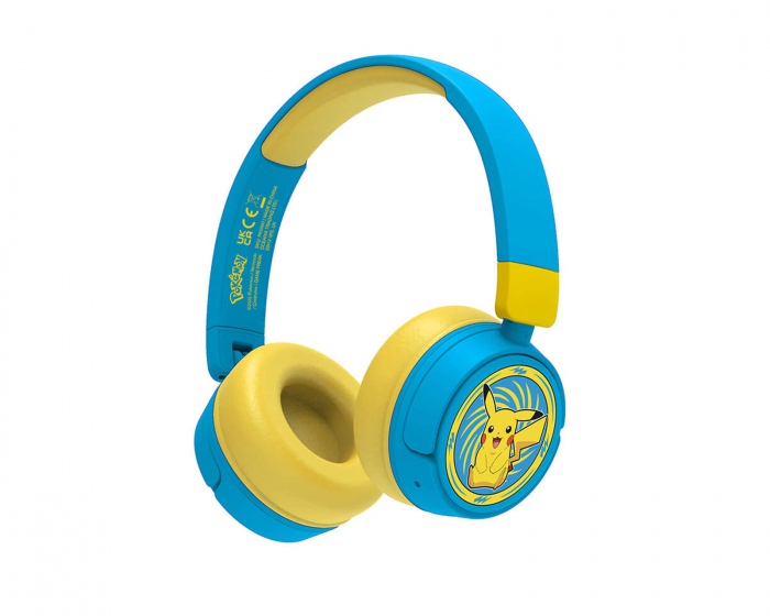 OTL Technologies Pokemon Junior Bluetooth On-Ear Wireless Headphones - Pikachu