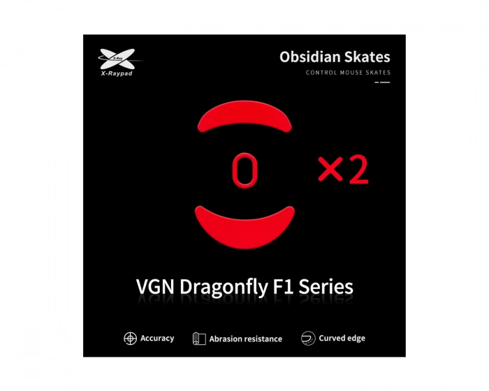 X-raypad Obsidian Mouse Skates for VGN Dragonfly F1