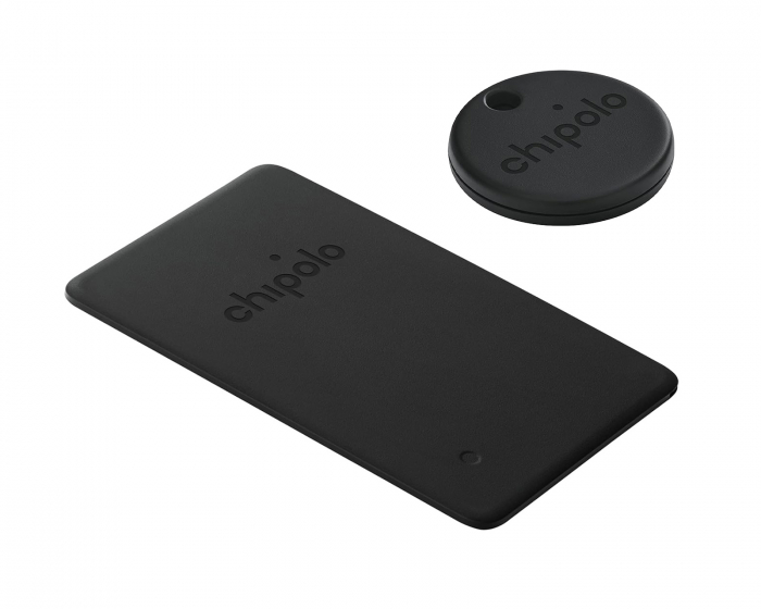 Chipolo Spot Bundle - Item & Wallet Finder - Black (iOS)