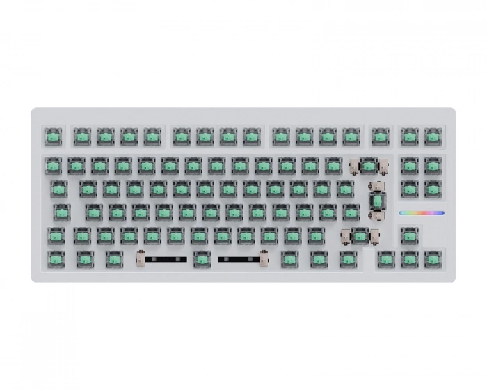 Wooting 80HE 80% Keyboard Zinc Alloy White - ISO
