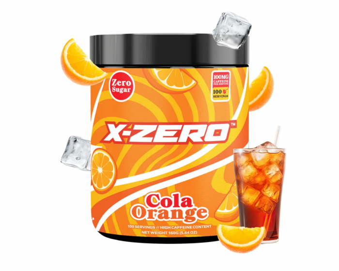 X-Gamer X-Zero Cola Orange - 100 Servings