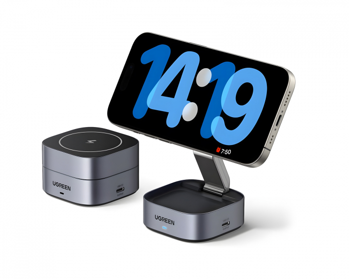 UGREEN Qi 3-in-1 MagSafe Wireless Charger with USB-C Port
