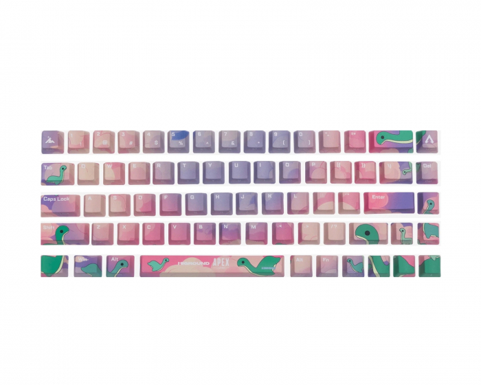 Higround Apex Keycap Set - Nessie Type - Pink