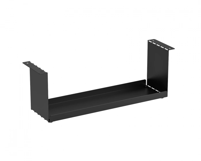 MaxMount Compact Under-Desk Cable Tray - Black