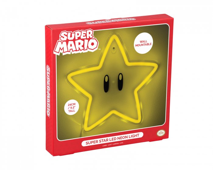 Paladone Super Star Wall Mount LED Neon Light