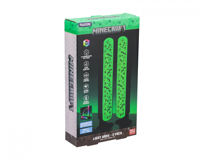 Paladone Minecraft Light Bars with Remote - 2 Pack