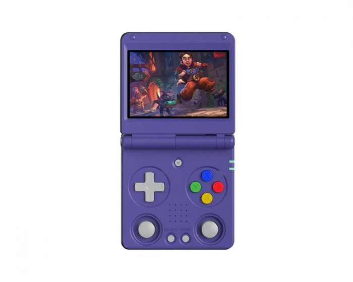 Anbernic RG34XXSP Retro Emulator (64GB) - Indigo Blue
