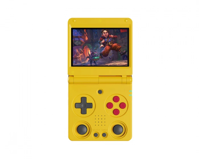 Anbernic RG34XXSP Retro Emulator (64GB) - Yellow