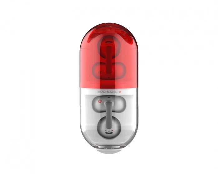 MoonDrop Pill Wireless In-Ear Headphones - Red