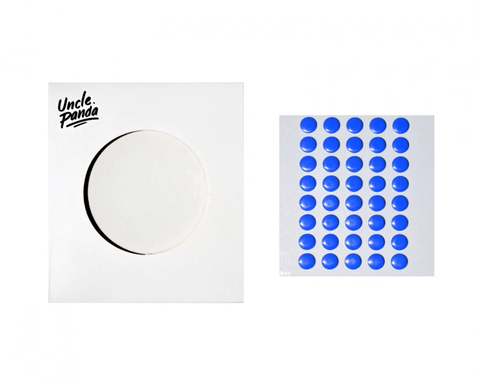 Uncle Panda Spirt Dots - Blue - 40 pcs