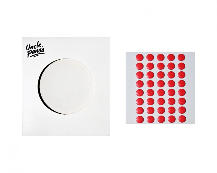 Uncle Panda Spirt Dots - Red - 40 pcs