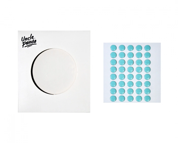 Uncle Panda Spirt Dots - Tiffany - 40 pcs