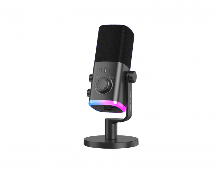 Fifine AmpliGame AM9 USB/XLR Microphone - Black