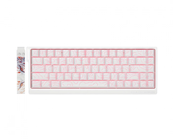 FGG MAD68 Flagship HE V2 ANSI Keyboard - White