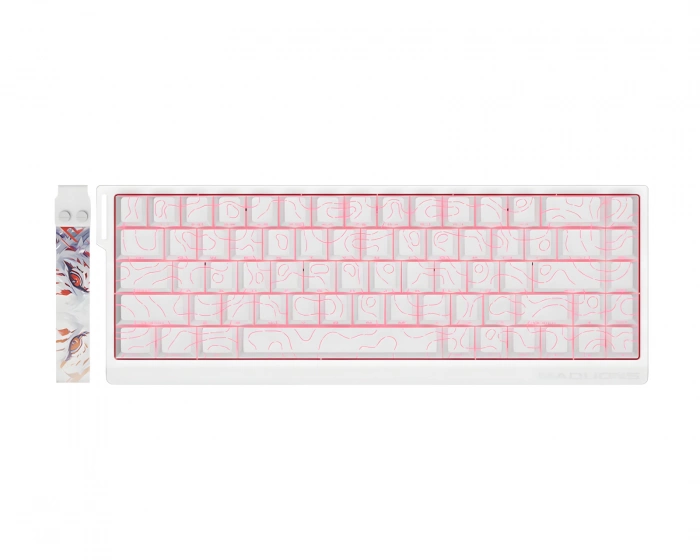 FGG MAD 60 HE Flagship Keyboard ANSI [Magnetic Amber PRO] - White