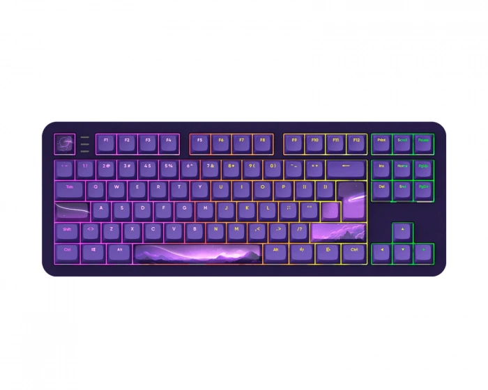 Dark Project ALU87 Gaming Keyboard RGB - Celestial [g3ms Voidstone]