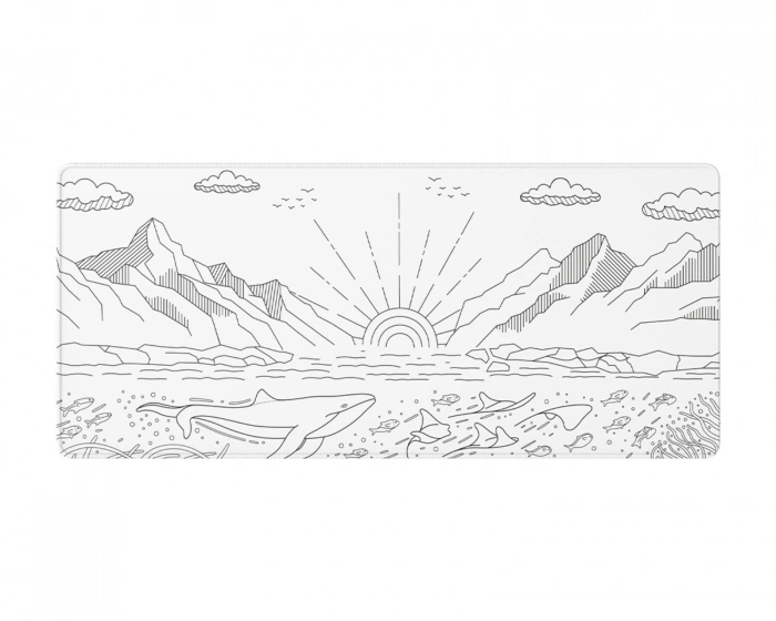 Dark Project Mousepad - XL - Nostra - White