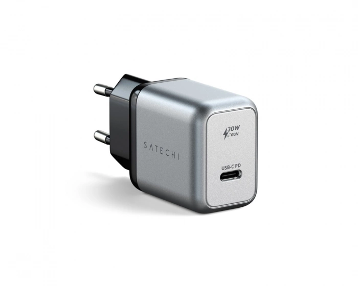 Satechi 30W USB-C PD GaN Wall Charger - Space Grey