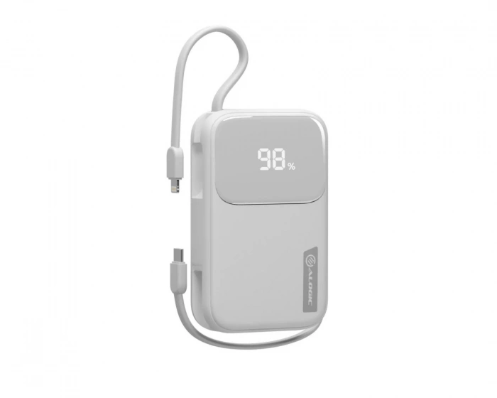 Alogic Tandem+ 20 000 mAh 30W USB-C Power Bank - White