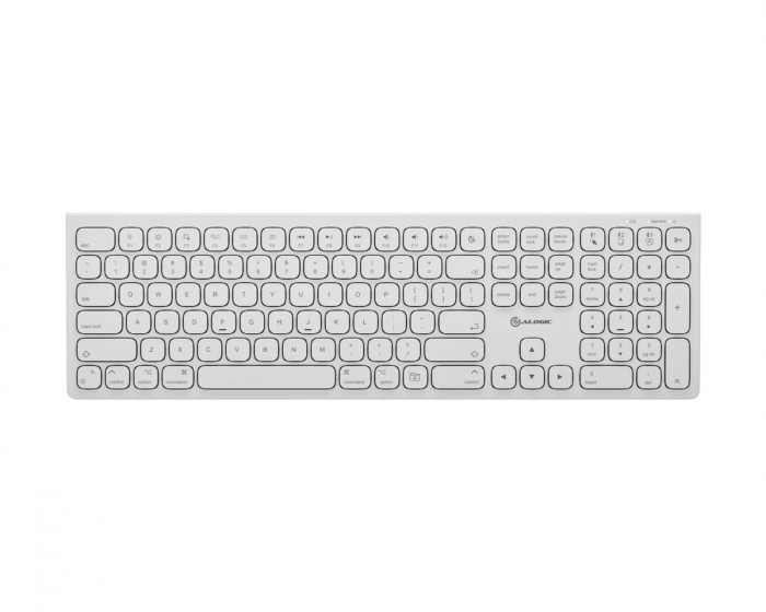 Alogic Echelon USB-C Bluetooth Keyboard - White