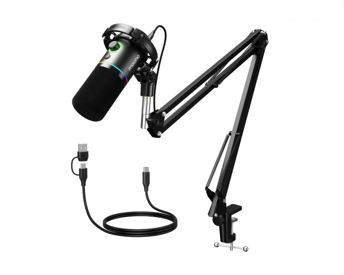 Maono PD200XS USB/XLR Microphone Set - Dynamic Mic - Black