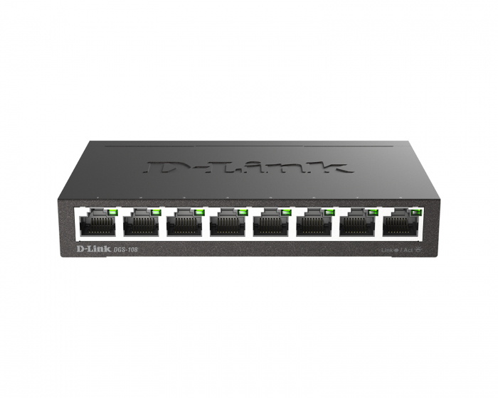 D-Link DGS-108 8-Port Gigabit Desktop Switch