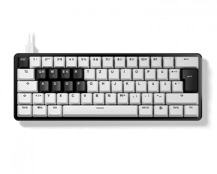 Pulsar PCMK 3 HE 60 Magnetic Keyboard ISO DE - White