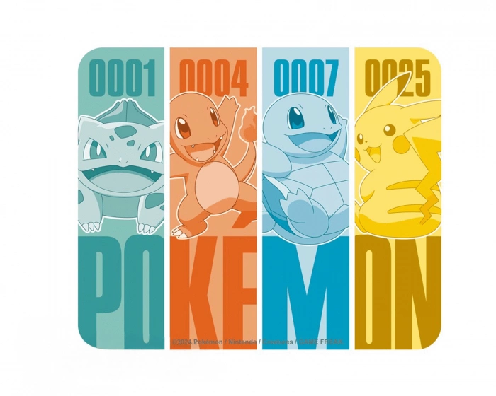 Abysse Pokémon - Flexibel Mousepad- Kanto Starters