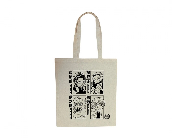 Abysse DEMON SLAYER - Tote Bag - Tanjiro, Nezuko, Zenitsu & Inosuke S2