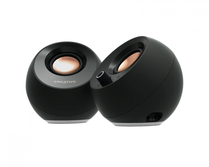 Creative Pebble Pro -  2.0 USB-C Speakers with Bluetooth 5.3 - Black