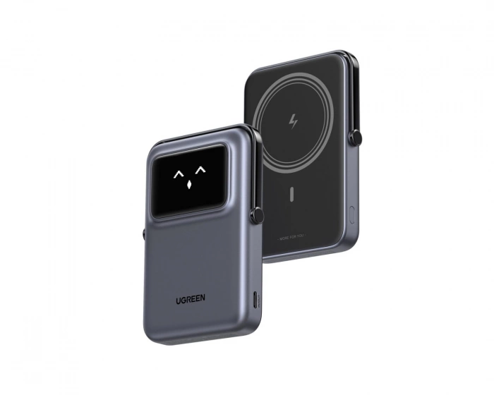 UGREEN Uno 5000mAh Magnetic Wireless Power Bank - Grey