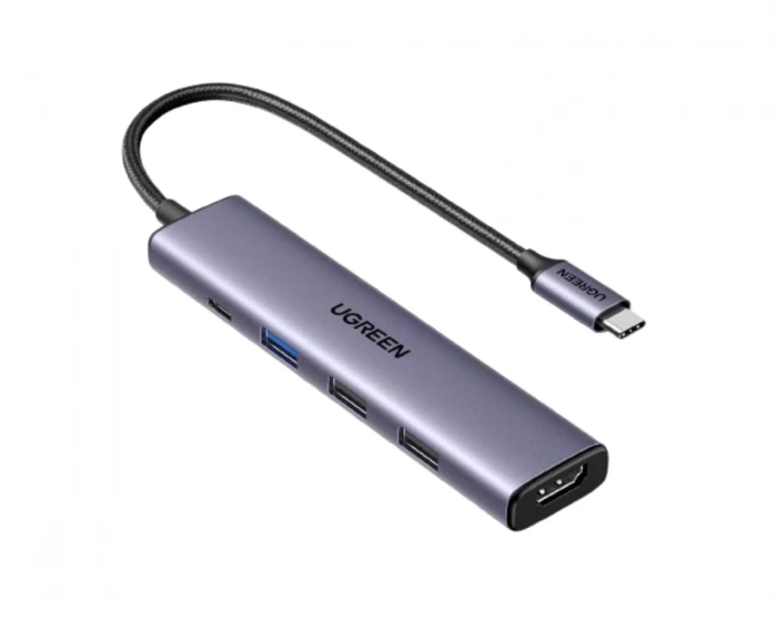 UGREEN USB-C 5-in-1 Hub - HDMI 4K, PD 100W, USB 3.0