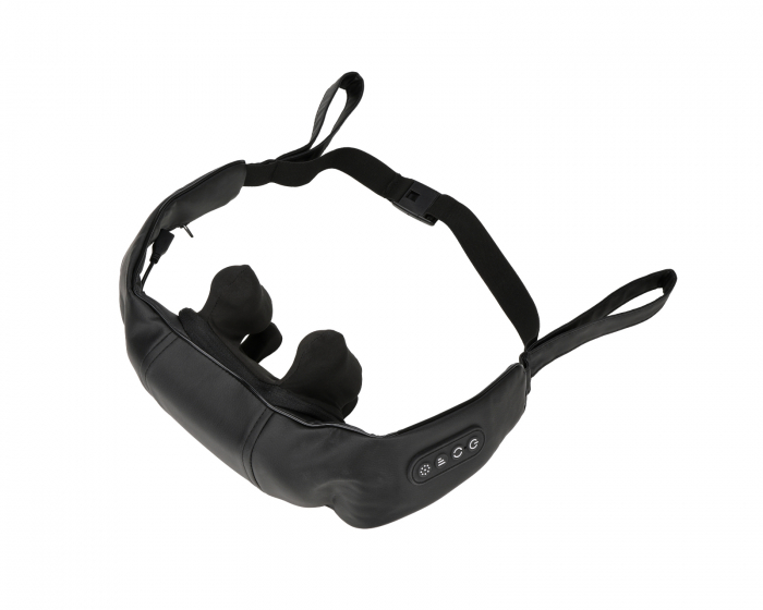 MaxLife Shiatsu Neck and Back Massager with Heat – Black