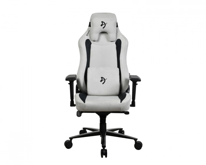 Arozzi Vernazza Supersoft Fabric Gaming Chair - Light Grey