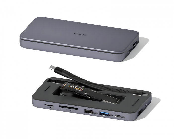 Hagibis USB C Hub with Hard Drive Enclosure MC15