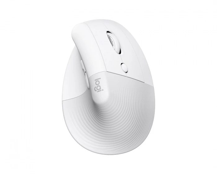 Logitech Lift Vertical Ergonomic Mouse - White