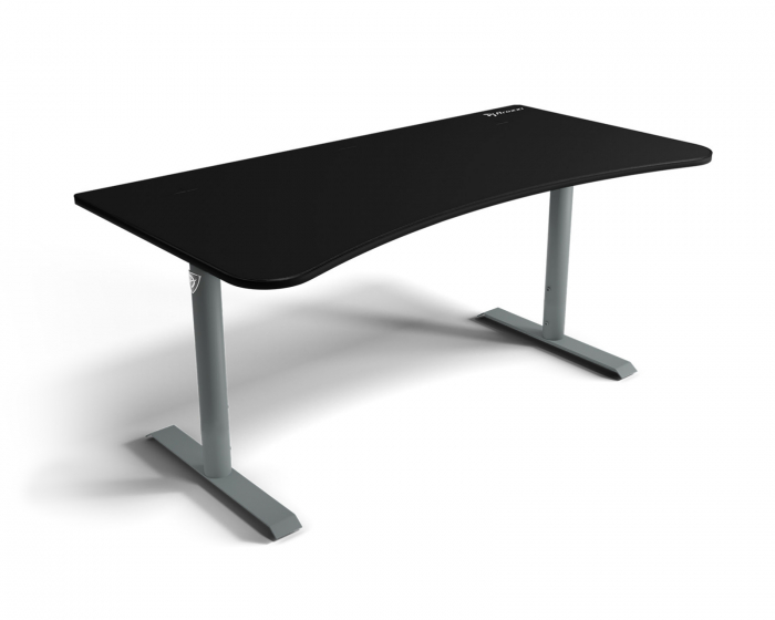 Arozzi Arena Gaming Desk - Large - Frozen Grey - Black