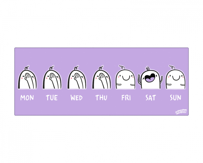 Evensteven Gaming Mousepad - WEEKDAYS