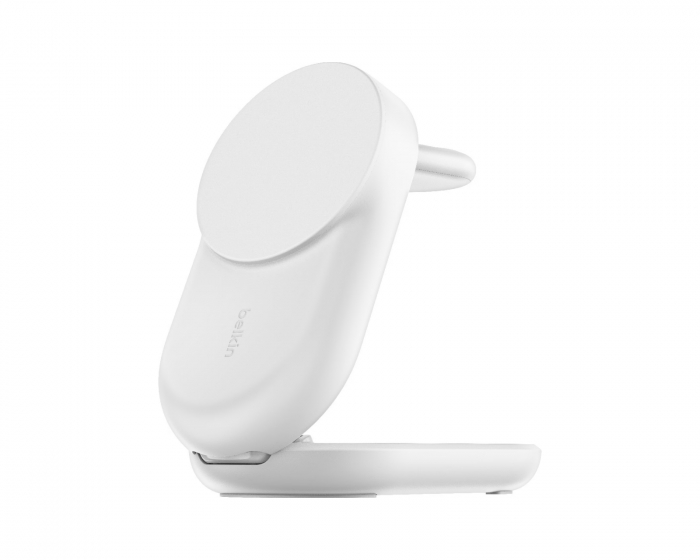 Belkin UltraCharge 3-in-1 Qi2 wireless charger (white)