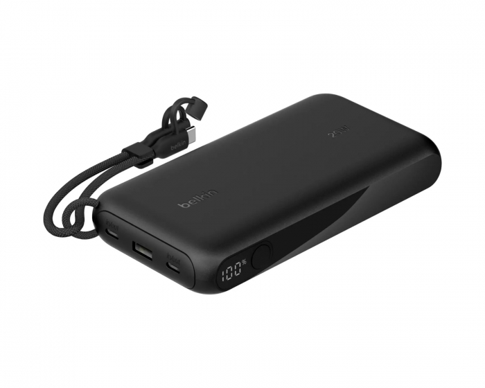 Belkin 20k PD20W Power Bank with Display, Black