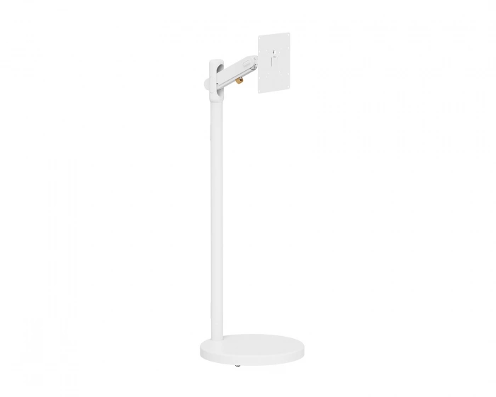 MaxMount Floor stand with adjustable arm for TV - White