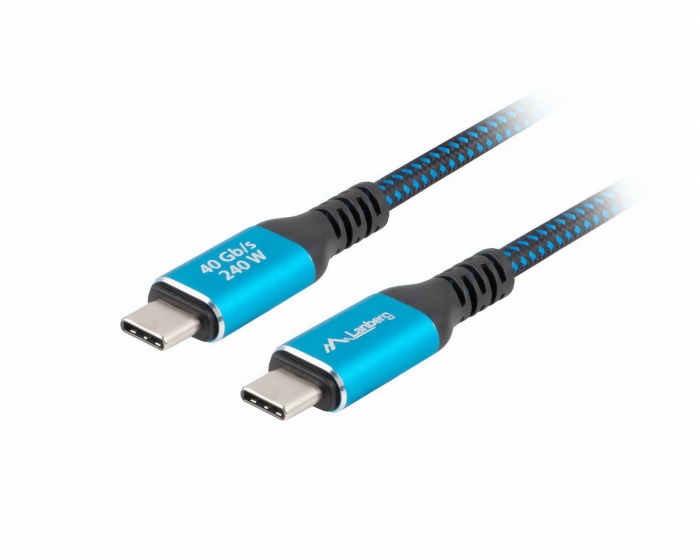 Lanberg USB-C 4.0 to USB-C Cable 240W 8K 60HZ - 1.5 Meter