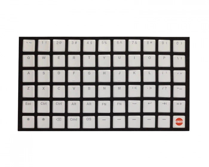Tai-Hao THT Doubleshot PBT Backlit Low-Profile 67-Key - MX - White