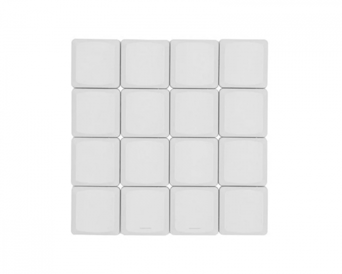 Tai-Hao THT Doubleshot PBT Shine-through Low-Profile 18-Key - MX - White