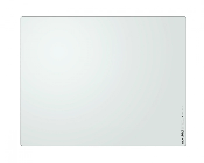 Superglide Glass Mousepad v3 L - Type-S - White