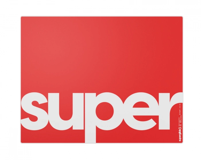 Superglide Glass Mousepad v3 L - Type-S - Red