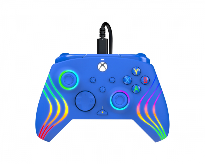 PDP Afterglow Wave Wired Controller - Blue (Xbox Series)