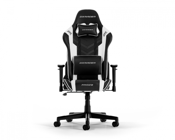 DXRacer PRINCE L Black & White PVC Leather